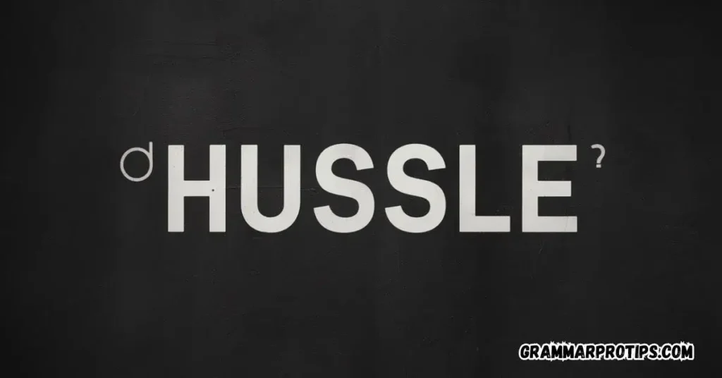 hustle-in-slang-and-informal-language