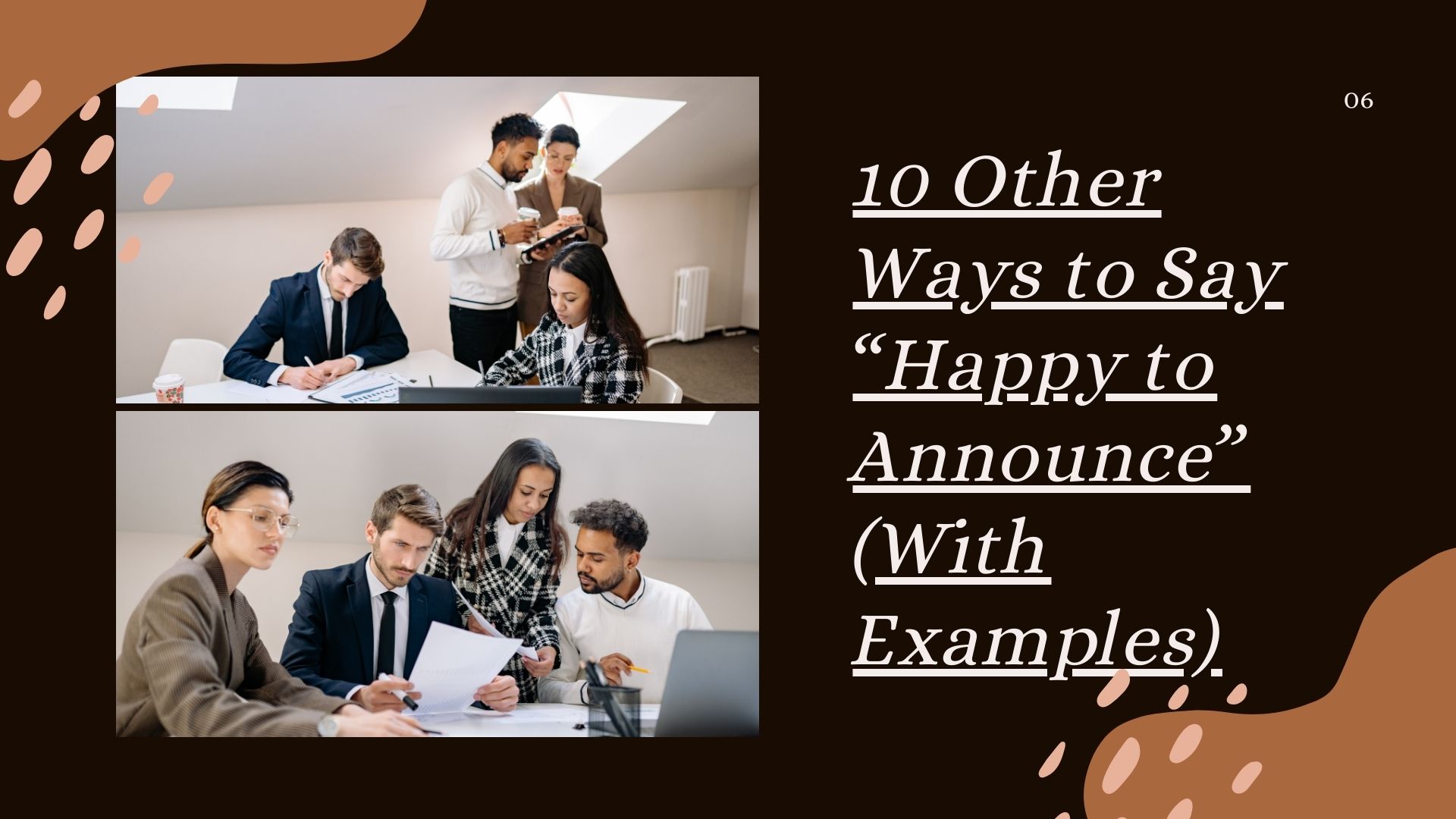 10 Other Ways to Say “Happy to Announce” (With Examples)