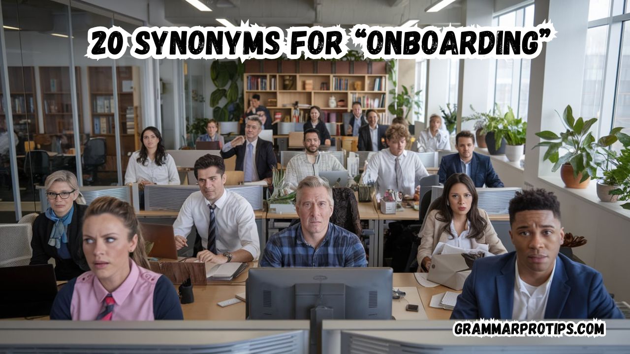 20 Synonyms for “Onboarding”