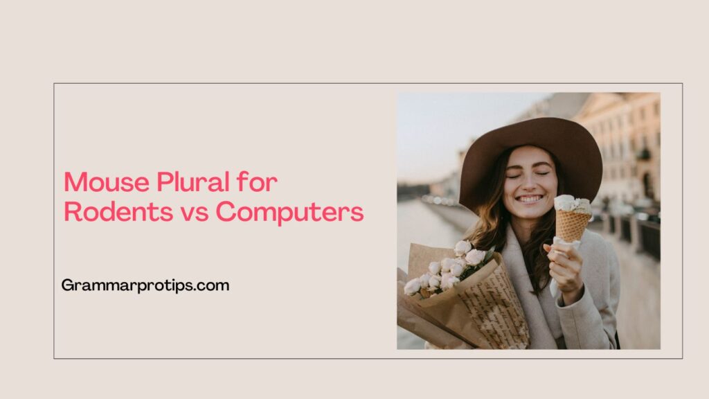 Mouse Plural for Rodents vs Computers