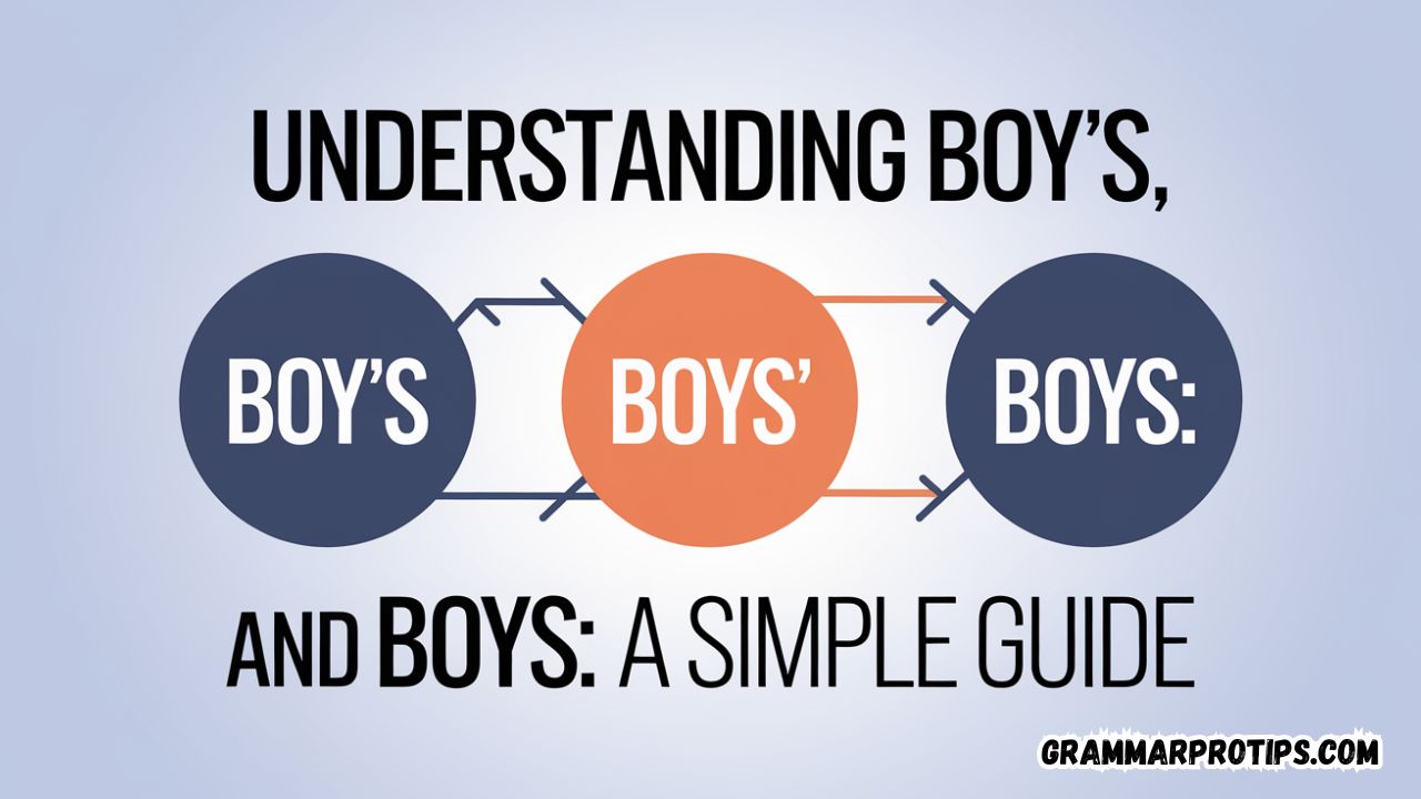 Understanding Boy’s, Boys’, and Boys: A Simple Guide