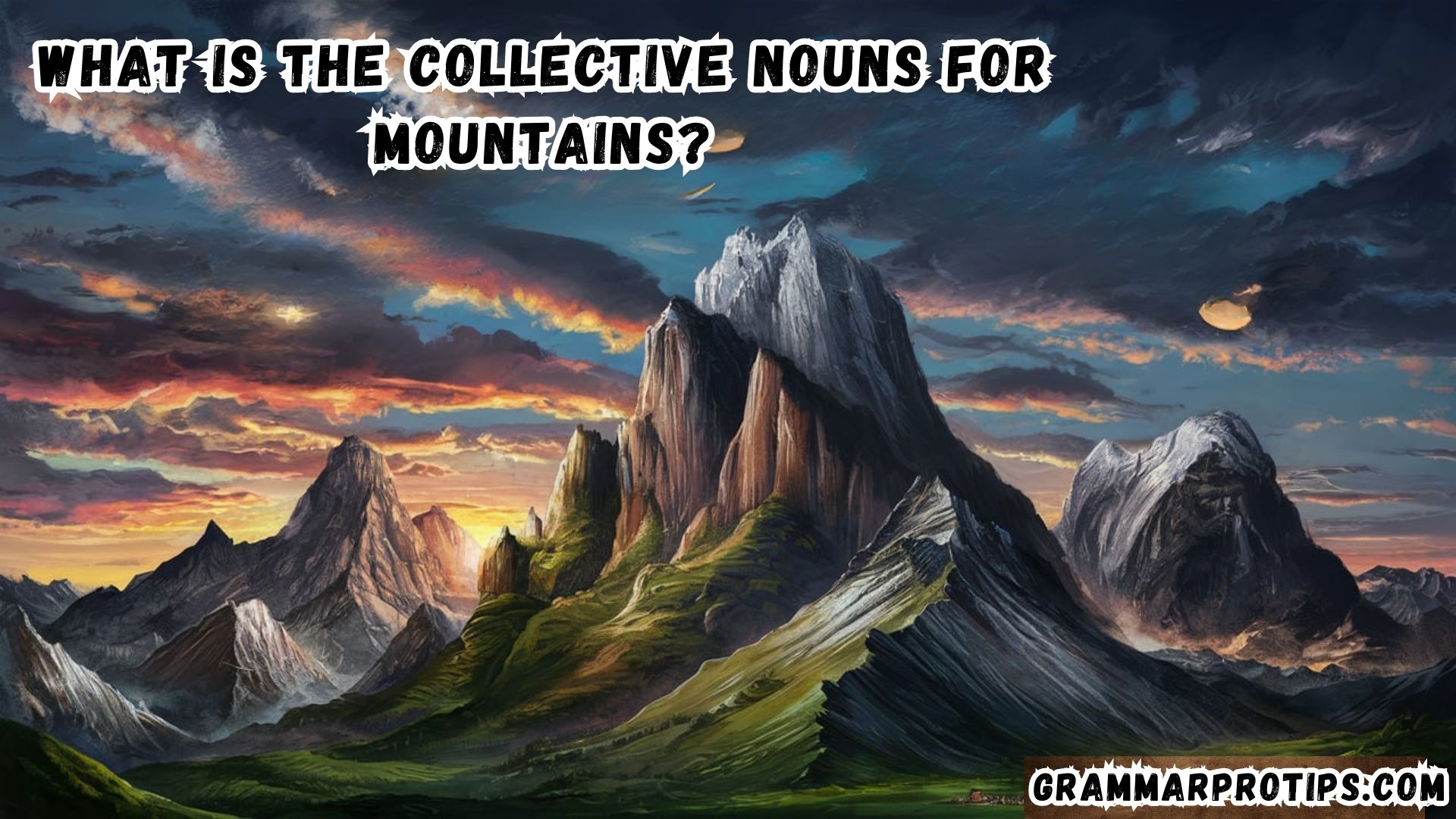 What is the Collective Nouns for Mountains