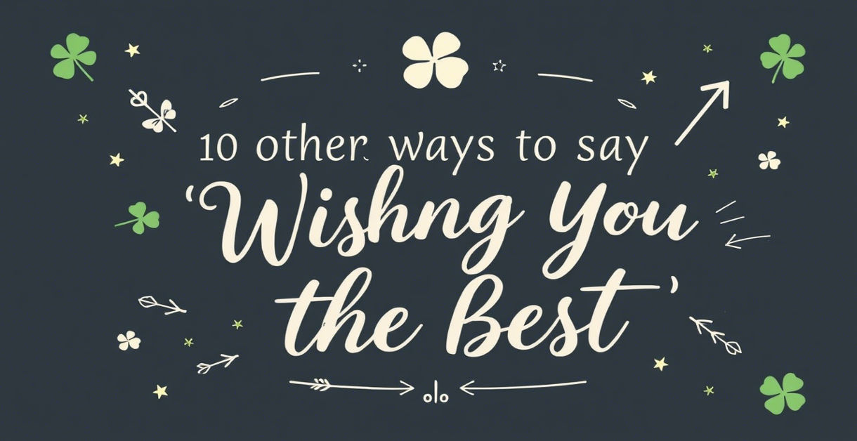 10 Other Ways to Say “Wishing You the Best”