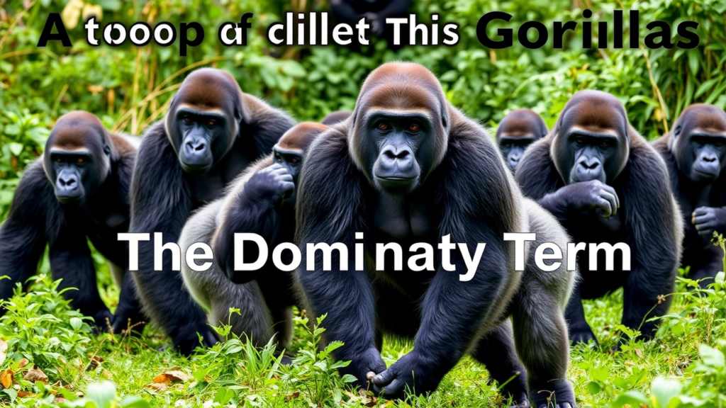 A Troop of Gorillas The Dominant Term