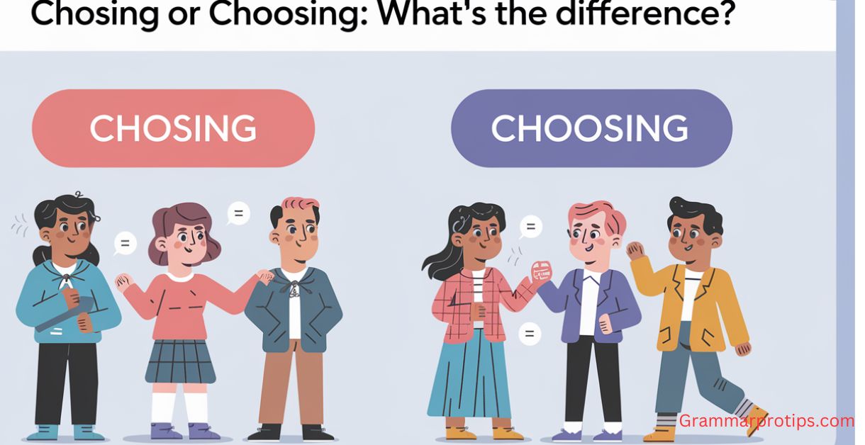 Chosing or Choosing What’s The Difference