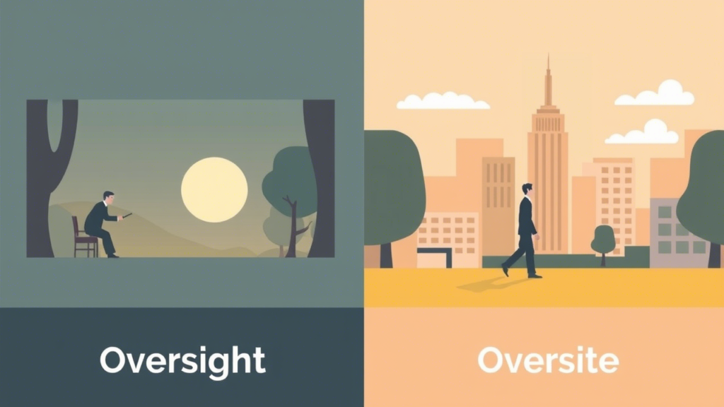 Difference Between Oversight and Oversite