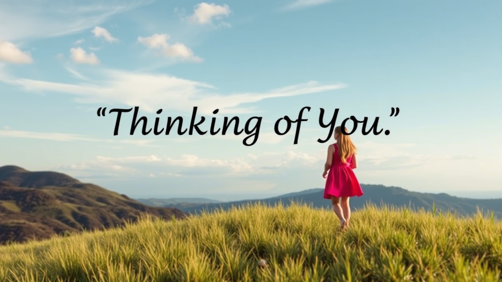 Heartfelt Support Messages “Thinking of You”