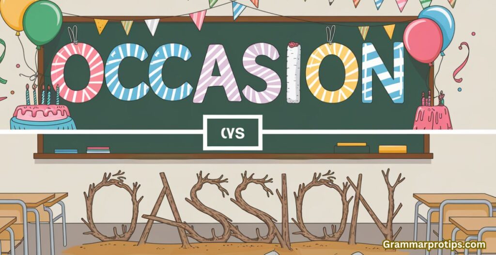 Occasion vs. Ocassion Confusion