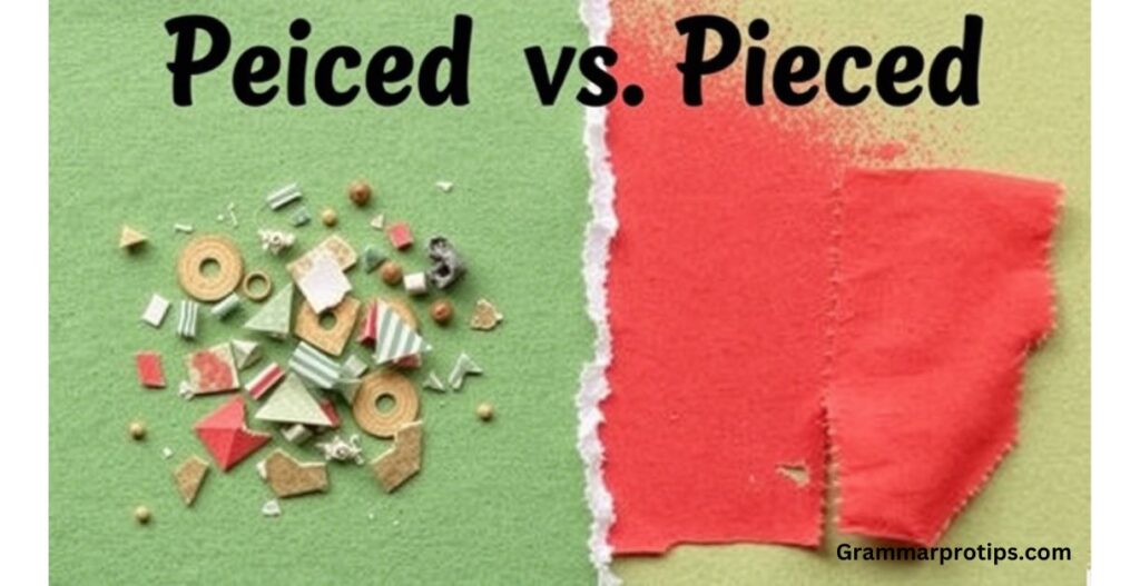 Peiced vs. Pieced