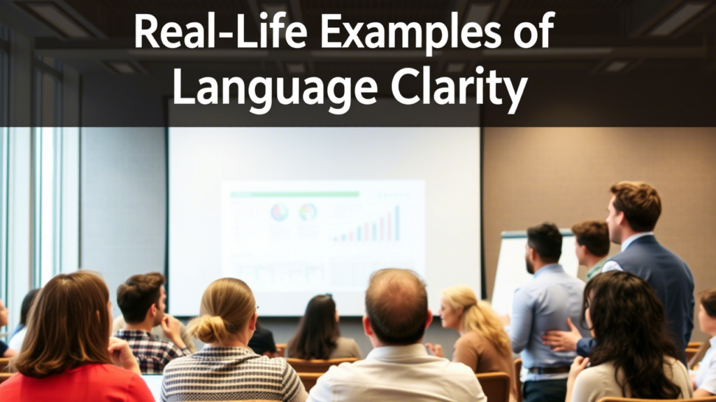 Real-Life Examples of Language Clarity