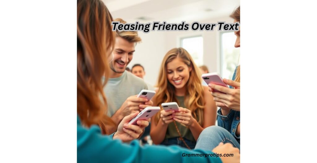 Teasing Friends Over Text