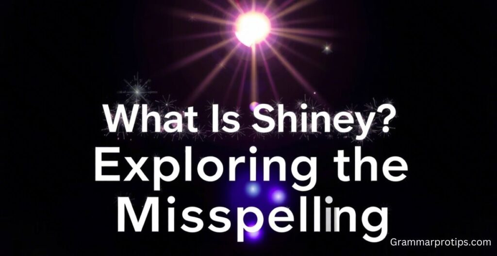 What Is Shiney Exploring the Misspelling