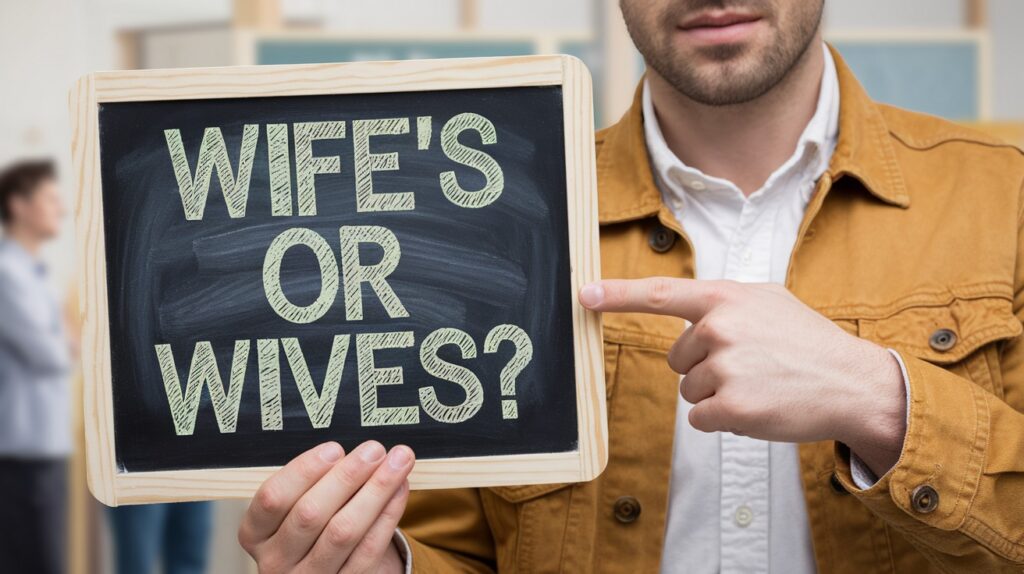 Wife's or Wives'