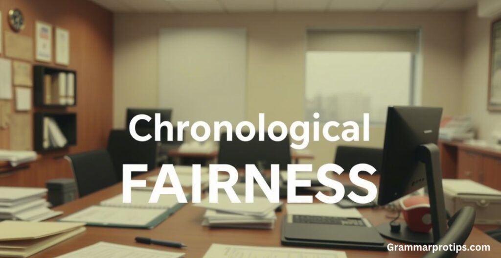 Chronological Fairness