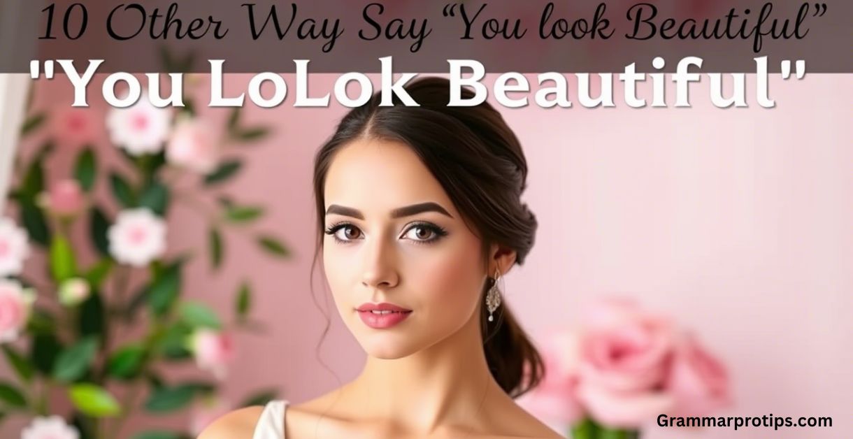 You Look Beautiful