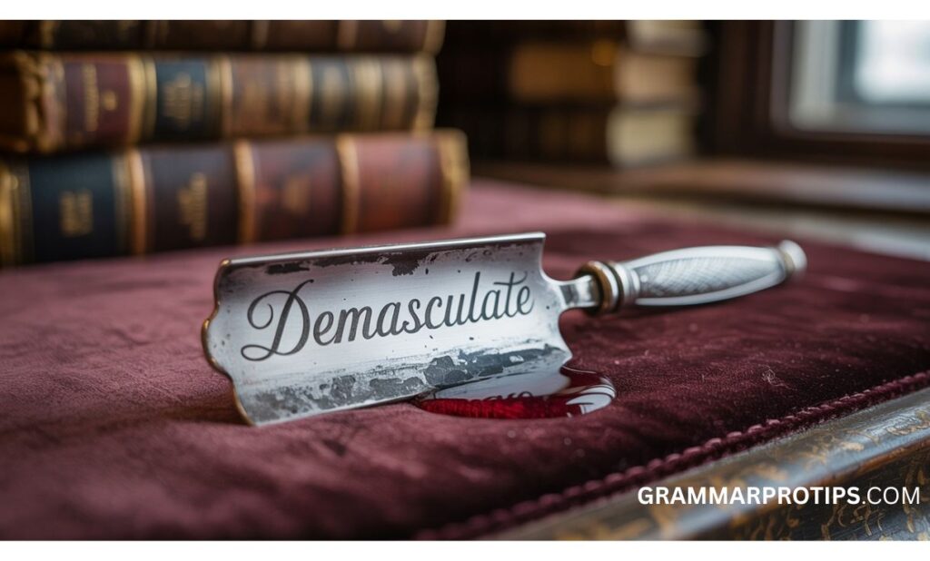 Demasculate