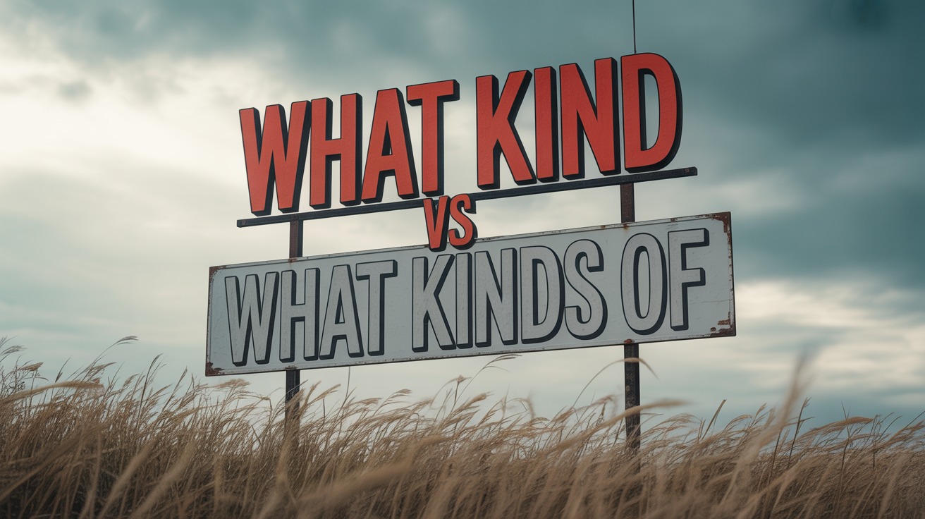 What Kind of vs What Kinds of