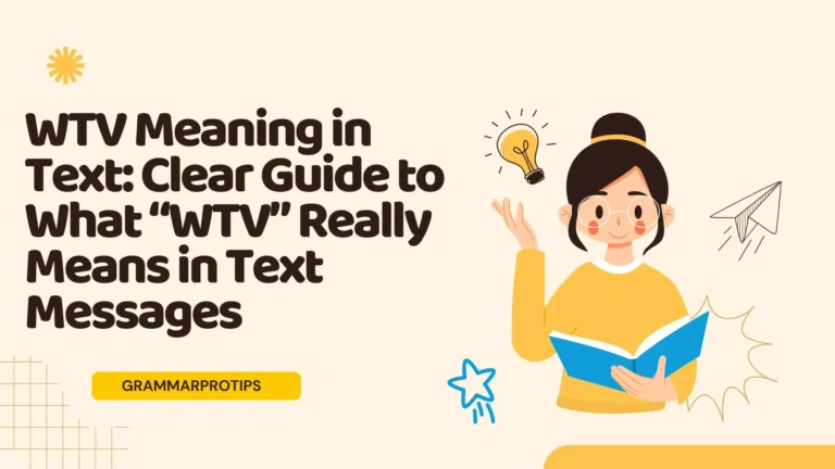 WTV Meaning in Text: Clear Guide to What “WTV” Really Means in Text Messages