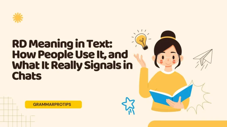 RD Meaning in Text: How People Use It, and What It Really Signals in Chats